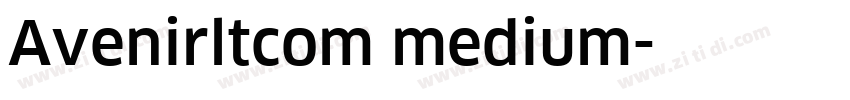 Avenirltcom medium字体转换